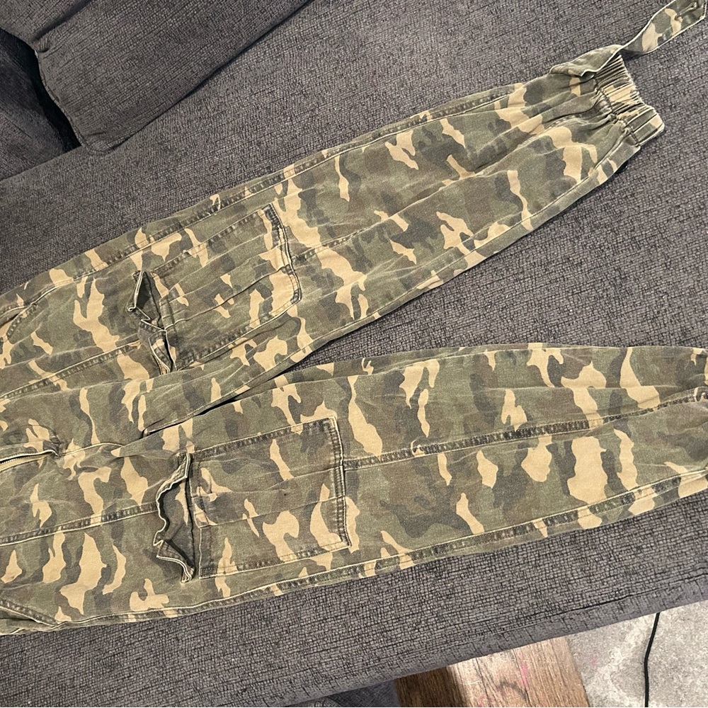Camo cargo pants